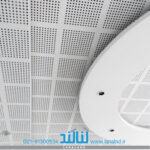 تایل آکوستیک پانچ دایره ای 6/18 روکش PVC فلیس مشکی - Image 2