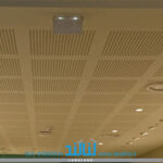 تایل گچی آکوستیک پانچ مربعی 12/25 فلیس مشکی - Image 2