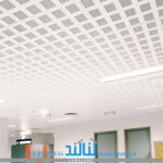 تایل گچی آکوستیک پانچ خطی 6/96 فلیس مشکی - Image 3