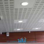 تایل گچی آکوستیک پانچ خطی 6/96 فلیس مشکی - Image 2