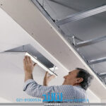 تایل گچی مقاوم در برابر رطوبت روکش PVC با فویل آلومینیوم در پشت تایل - Image 2